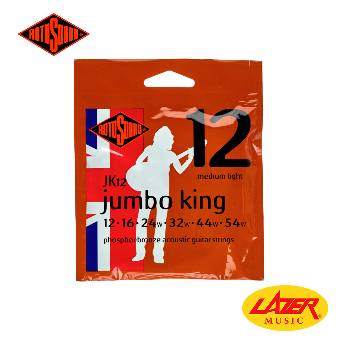 Rotosound Jumbo King Acoustic Medium Light Guitar Strings